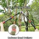 YRTSH Loppers Branch Cutter Heavy Duty Tree Trimmer, Extendable 28-41" Tree Pruner with Compound Action, Tree Cutter with 2 Inch Clean Cut Capacity Chop Thick Branches Effortlessly, 27.8 inches x 9.1 inches