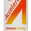 Accelerator Energy Drink, Orange Mango 12oz can (12 pack), Zero Sugar, Sustained Energy from 100% Natural Caffeine (200mg from Green Coffee Bean & Green Tea extract) (EXP 06/01/26)