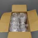 Lilymicky 200 PACK 9 oz Clear Plastic Cups With Dome Lids, Crystal Clear Dessert Cups for Ice Cream, Latte, Cold Drinks