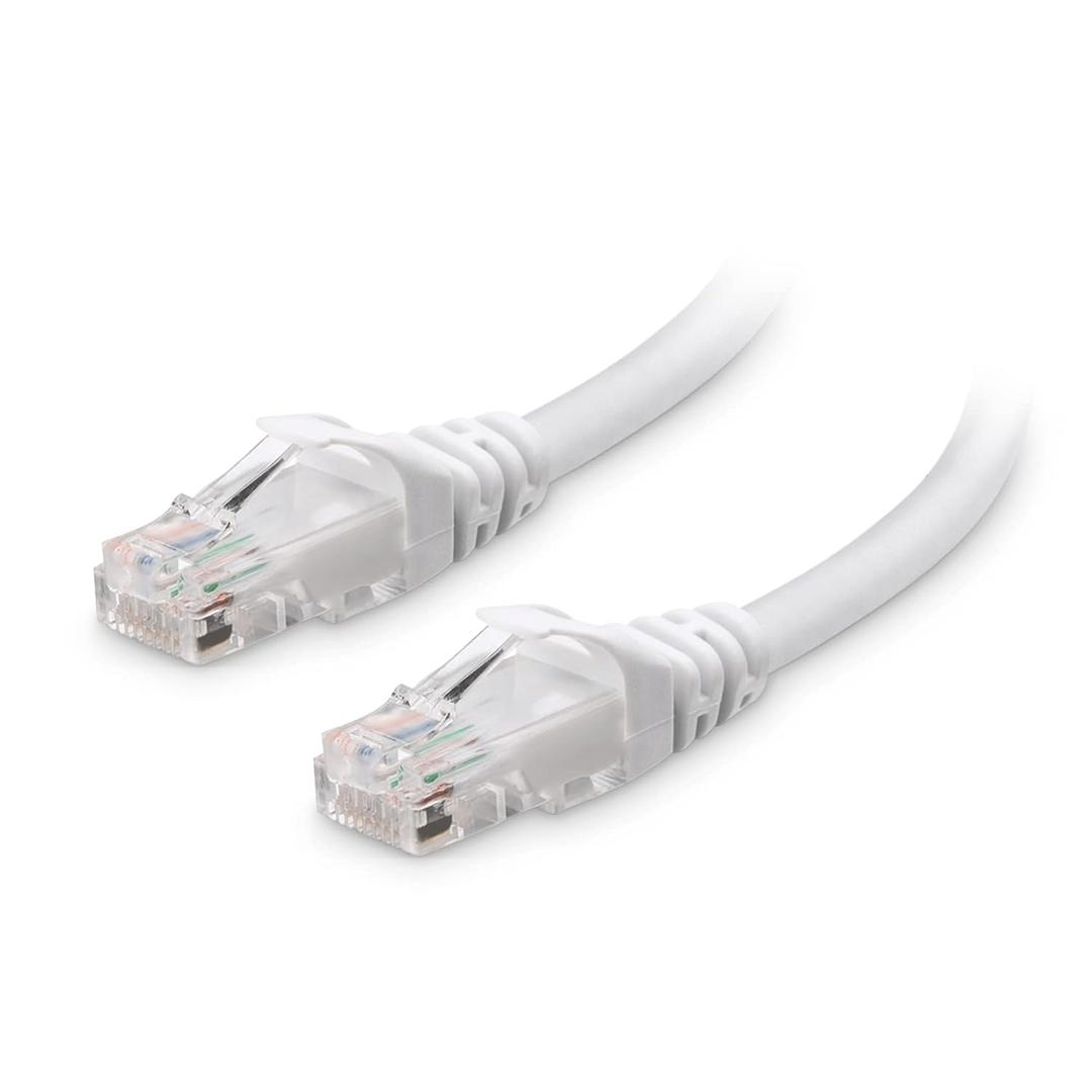 Cable Matters 10Gbps Snagless Short Cat 6 Ethernet Cable - 2ft, Cat 6 Cable, Cat6 Cord, Ethernet Cord, White