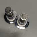 Bathroom Sink Drain Strainer,Universal Pop-Up Sink Stopper Hair Catcher, Anti-Clog Stainless Steel Drain Filter Basket, Removable Sink Drain for Bathroom Sink Stopper (Silver-2pack)