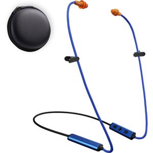 Ear Plugs Bluetooth Headphones for Work, Neckband Wireless Earbuds with 20 Hour Battery, Noise Reduction Isolating in-Ear Earplug Earphones with Mic and Controls, for Industrial Safety Construction