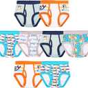 Bluey Boys 100% Combed Cotton Underwear Briefs, Sizes  6