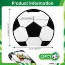 3 x 25 Pack Soccer Snack Bags, Football Ball Design Reusable Plastic Treat Bags for Team, Candy, Cookies, Party, Sports Themed Lunch, Snacks & World Cup Goodie Bags