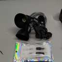 Heat Lamp for Reptile,UVA UVB Light for Turtle,Bearded Dragon Basking Light Bulbs,Dimmable 360Gooseneck UV Heating Lamp W/ G9 Mini Halogen Bulbs 60W (White*2Red*2) for Tortoise/Snake/Lizard