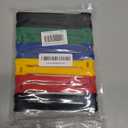 MVYC 120PCS 6 Inch Cable Ties Reusable Multi-Purpose Wire Ties Cord Organizer Adjustable Cable Management 5 Colors