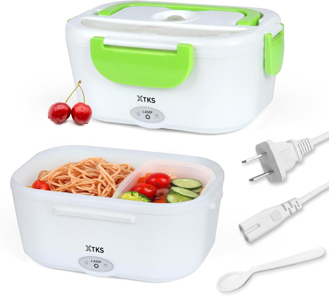 Electric Lunch Box 110v Heated Lunch Box Electric Heating Food Heater Warming Bento Box for Home & Office Usegreen
