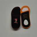 Plantar Fasciitis Relief Shoe Insoles [1-Pair], Arch Support Insoles, Running Athletic Gel Shoe Inserts, Orthotic Inserts for Arch Pain [Trim to Fit: Men 8-12/Women 9-13] (Black & Orange)