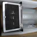 6 Inch Hooded Wall Vent with Screen and Damper,6 Inch Wall Exhaust Vent Cover Dryer Ventilation Cap Exterior for Kitchen Range Hood Air Exhaust,External Extractor w/Non Return Flap,Galvanized Steel