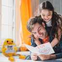 3 x Emotional Support Duck Positive Crochet Animals Fathers Day Birthday Gifts for Dad Men from Daughter Wife Son Stocking Stuffers Love Dad Office Desk Decor Encouragement