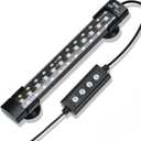 hygger 24/7 Mode Submersible Aquarium LED Light, Full Spectrum Hidden Fish Tank Light with 3 Rows Beads 7 Colors Auto On Off Sunrise-Daylight-Moonlight, Adjustable Timer Brightness