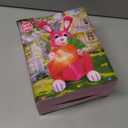 KOOY 4FT Easter Bunny Inflatables Outdoor Decoration, Inflatable Easter Bunny Yard Decorations, Blow up Easter Decorations Outdoor for Lawn Garden Holiday Decor