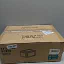 Storage Bins with Lids, 6 Pack Clear Plastic Storage Containers with Magnetic Acrylic Door, 19 Qt Stackable Storage Box for Home,Office Organizing