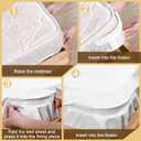 Bed Sheet Holder 4Pack,Ultra Secure Mattress Fit,Banish Slipping & Wrinkles, Adjustable and Durable Elastic Straps with Extra - Strong Grip for Every Bed Size(4, White)