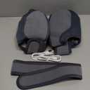 Cordless Knee Massager with Heat Vibration for Pain Relief, MAX Warm 4.0[2026 Upgraded] - Electric Heated Knee Brace with 5 Heat Levels and 3 Massage Modes, Gifts for Men Women (Grey, Pair)