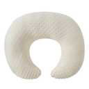ESEN Plus Size Nursing Pillow and Body Positioner for Breast Feeding and Bottle Feeding, Ultra Soft Baby Breastfeeding Pillows with Removable Nursing Pillow Cover for Mom and Baby (Beige)