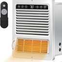 Upgraded Full-metal In Wall Electric Heater with Built-in Thermostat/Timer/Child lock,Touch/Remote Control,120V,1500/750w