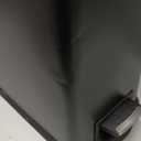 Home Zone Living 8 Gallon Slim Kitchen Trash Can with Soft Close Lid, Step Pedal, Bag Tuck Band, and Removable Liner, Stainless Steel, Matte Black