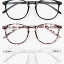 IBOANN Iconic Blue Light Glasses for Woman - Computer Glasses 99% Blue Light Blocking - Anti Eyestrain & UV Glare Protection