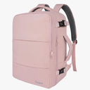 Taygeer Travel Backpack for Women, Carry On Backpack with USB Charging Port & Shoe Pouch, TSA 15.6inch Laptop Mochila Flight Approved, Nurse Bag Casual Daypack for Weekender Business Hiking, Pink