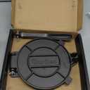 Uno Casa Cast Iron Tortilla Press 10 Inch - Tortilla Maker Press, Pre-Seasoned Roti Maker with 100 Pcs Parchment Paper - Heavy Duty Quesadilla Maker for Homemade Flatbreads, Rotis, Empanadas