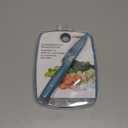 Culinary Elements Cutting Board With Paring Knife Set Blue 2 Pcs