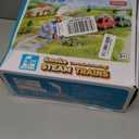 MORECOLL Train Set for Toddlers w/Steam, Music & Lights - First Choo Choo Train for Toddlers, Electric Train Set for Kids, Magnetic Train Toys, Christmas Birthday Gifts for Boys Girls