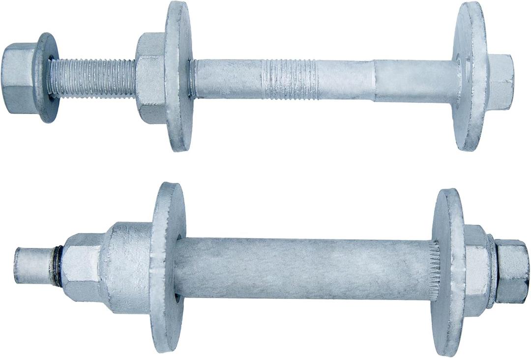 Front Alignment Camber Toe Adjustment Bolts, Lower Control Arm Cam Bolts Compatible with Toyota 2005-2016 Tacoma, 2003-2009 4Runner, 2007-2010 FJ Cruiser (for one side) (Set of 2)
