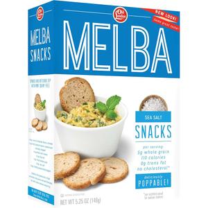 Old London, Melba Snacks, Sea Salt, 5.25 oz 12 Pcs EXP:23/Mar/2027