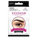 1000 Hour Professional Formula Lash and Brow Kit - Defined Brows with a Long-Lasting Formula with Eyebrow Mascara - Brow Gel for Stunning Brows that Last Up To 6 Weeks with 12 Applications - (Natural Black)
