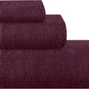 MALLONI HOME Ultra Soft 3 Pack Cotton Towel Set, Contains a Bath Towels 28x55 inch, a Hand Towels 16x24 inch & a Wash Cloths 12x12 inch, Ideal for  Everyday Use, Compact & Lightweight - White, Medium