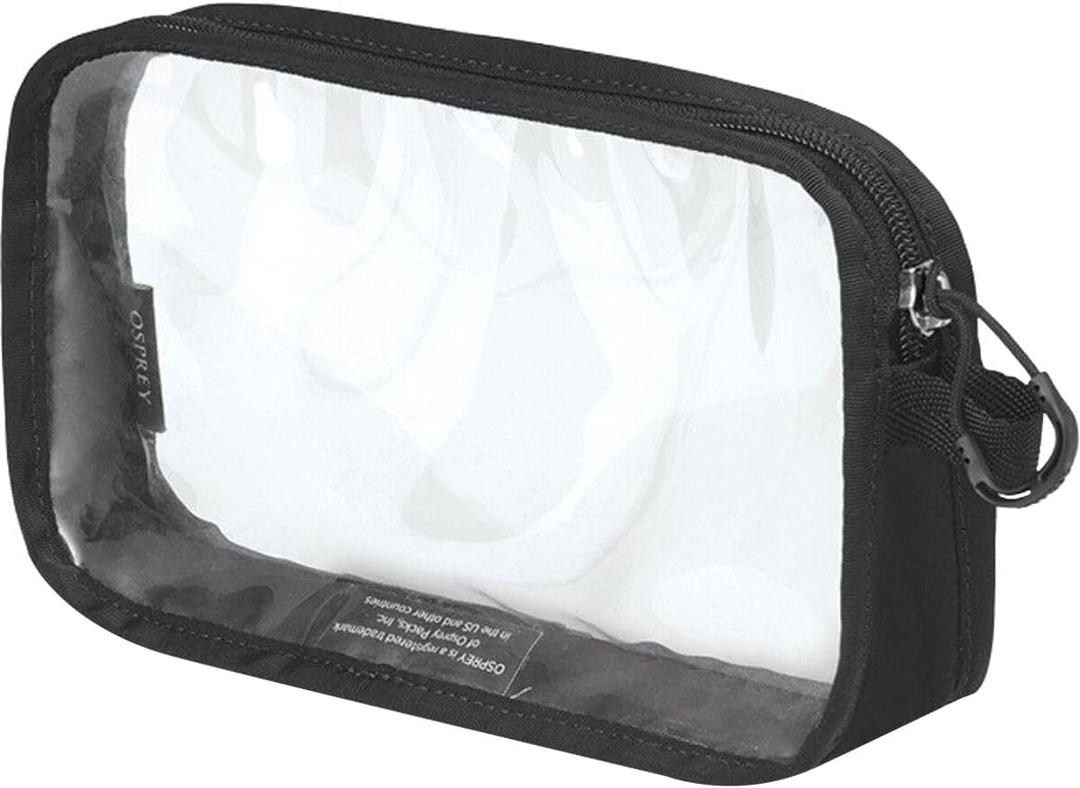 Osprey Ultralight Clear Liquids Pouch for Travel, Black