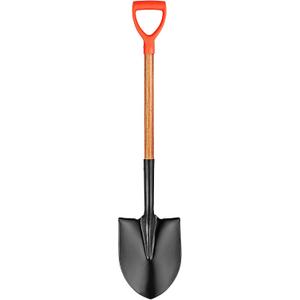 41" Round Shovel, Garden Tool with D-Handle, Shovel for Digging, Wooden Handel Garden Shovel,Beach Shovel, Car Snow Shovel