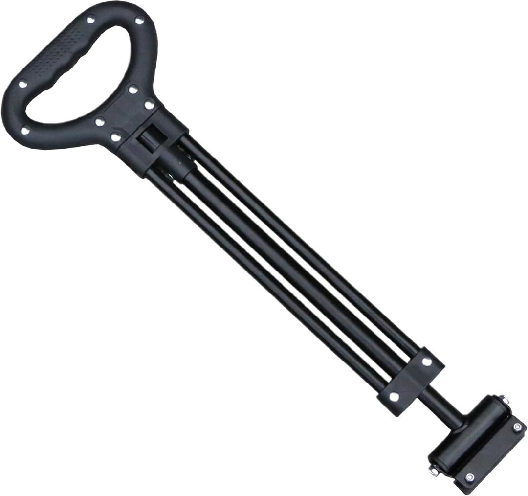 Abibiocy Wagon Push Handle Attachment, Stretchable Wheelbarrow Handles, Replacement Wagon Accessories for Utility Folding Trolley Beach Shopping Cart