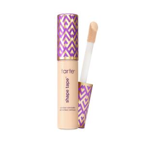 tarte shape tape concealer  Full-Coverage Creaseless Soft Matte Finish, Brightening Under-Eye & Face Makeup, 16hr Longwear, Vegan & Cruelty-Free (12S fair (fair skin with warm, golden undertones))