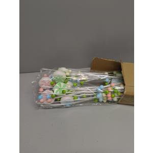 12 Pcs Pastel Christmas Tree Picks 2025 Macaron Christmas Decoration 15 Inch Pastel Curly Picks Twig for Xmas Wreath Garland Vase Filler Home Craft Holiday Party Supplies (Colorful)