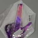 19.7 Inch Clip In Hair Tinsel Fairy Hair Tinsel Kit Clips Clip On Glitter Hair Tinsel Extensions Purple