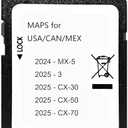2025 Navigation SD Card,Compatible with 2024 - MX-5,2025-3,2025 - CX-30,2025 - CX-50,2025 - CX-70USA/CAN/MEX