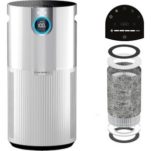 SHARK UA205 Nanoseal HEPA Air Purifier MAX with Clean Sense, Covers 1350 Sq Ft, XL Room, White