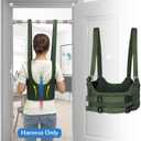 Back Stretcher Lumbar Traction Device Spinal Decompression Machine Lumbar Belt for Lower Back Pain Relief Sciatica Herniated Disc Back Alignment Device Hang Upside Down Stretch Back Harness (S 34~38)