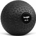 Yes4All Slam Balls, 10-40lb Weighted Ball Weight, Durable PVC Sand Filled Workout Dynamic Slam Ball for Core Strengthen