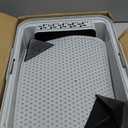 FURTIME Stainless Steel Cat Litter Box with Lid, Metal Kitty Litter Box for Small Cats, Kitten Litter Boxs with Scoop and Mat, Non-Sticky, Anti-Leakage, Easy to Clean, 17"x13"x8.4" (Small) (Silver)