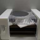 Turntable Record Player with Built-in Speakers, Vinyl Record Player Support Bluetooth Playback Auto Stop 33&45 RPM Speed RCA Line Out AUX in All-in-one Belt-Drive Turntable for Vinyl Records (Brown)