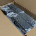 SEE SRPING XX-Large Shoe Storage Box Fit Size 14, Clear Plastic Stackable Shoe Organizer for Closet, Shoe Rack Sneaker Containers Bins Holders, Drawer Organize Unit, 12 Pack Black