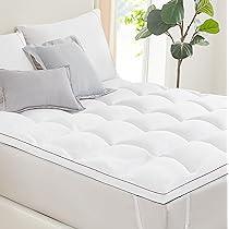 Homemate Mattress Topper Twin Size, Extra Thick 3D Snow Down Alternative Overfilled Plush Mattress Pad Cover for Deep Sleep, 1800TC Cooling Pillow Top with 8-21 Inch Deep Pocket