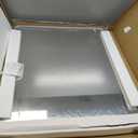 28x32 Inch Silver Framed Mirror, Silver Rounded Rectangle Bathroom Vanity Mirror for Wall, Silverish Painted, Shatterproof, Anti-Rust (Horizontal/Vertical)