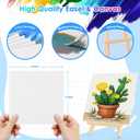 2026 Next-Gen Paint Brush Cleaner Tool [One-Press Cleaning & Leak-Proof] Complete Brush Washer Art Set with Canvas, Brushes & Pencil Case | Ideal Gift for Artists, Beginners & Students-Blue