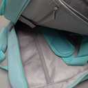 Zipper Binder 3 Ring with Shoulder Strap, 700 Sheets Capacity 3 Inch Binder with Zipper Fits 13 Inch Laptop for School and Office,Mint Green