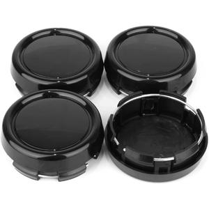 79mm 3.11in Wheel Center Caps Wheel Center Hubcaps 4 Pack Black Center Cover for Rim, Outer 3.11in/79MM, Inner 2.87in/73MM