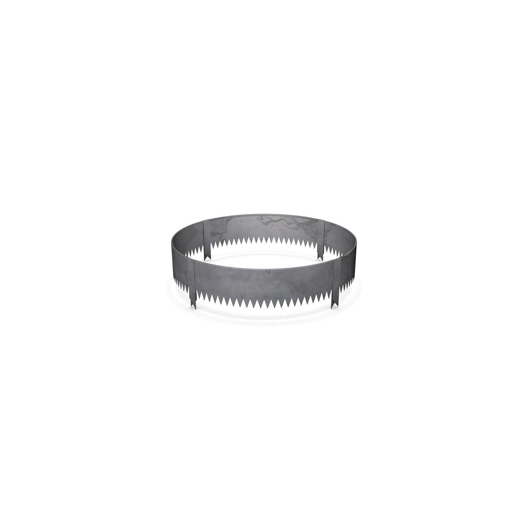 Circular Tree Ring Edging Kit - COR-Ten Steel - Landscape Edging (2.5FT DIAMETER - 6IN TALL - 14 GA (0.08IN) THICK)